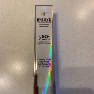IT Cosmetics Bye Bye Foundation. Full coverage moisturizer.